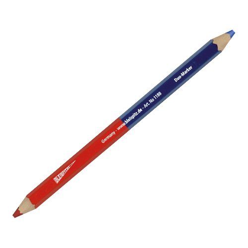 블라이스피츠 - 2in1 전문가용 레드/블루 연필 - 육각형 (1171)